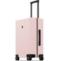 LEVEL8 Pink Suitcase with Spinner Wheels, Carry on Luggage Airline Approved, Suitcase for women Men, Lightweight Luminous Textured, Tsa Lock, 20 Inch - color: Pink, size: Carry-On 20 Inch