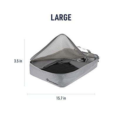 Sea to Summit Travelling Light Garment Mesh Bag Packing Organizer, Large, HighRise Grey - color: HighRise Grey, style: Large