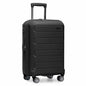 Traveler's Choice Pagosa Hardshell Expandable Luggage with Spinner Wheels, Black, 22-Inch Carry-on - color: Black, size: 22-Inch Carry-on