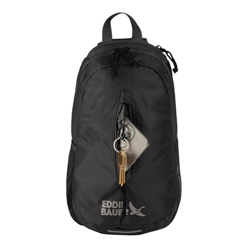 Eddie Bauer Stowaway Packable Sling Bag | Foldable | Travel | Outdoor | Lightweight | Compact | Everyday Carry | Ripstop Nylon | 10L - Dark Smoke - color: Dark Smoke