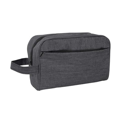 Travel Toiletry Bag - Durable Waterproof Material with Multi-Compartment Organization, Compact Size, Lightweight Portable Hanging Dopp Kit for Toiletries & Travel Accessories (black)