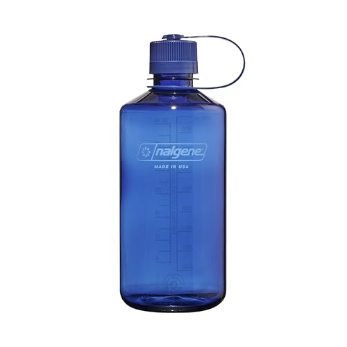 Nalgene 32 oz Narrow Mouth Water Bottle | BPA-Free, Durable & Leak Proof, Lightweight Bottle for Hiking, Gym & Travel, Denim - color: Denim, size: 32 Ounces