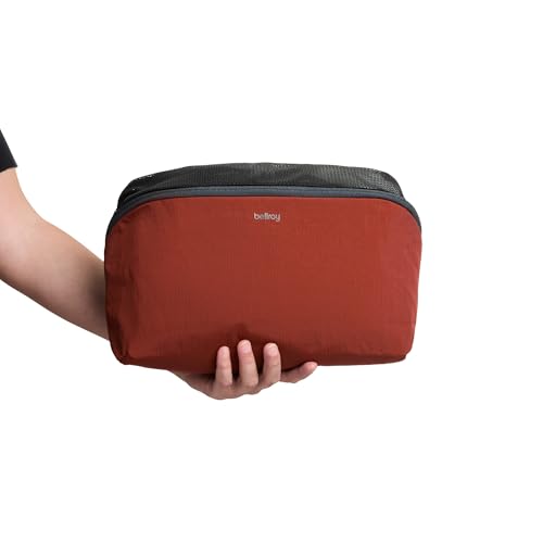 Bellroy Packing Cube 6L (Organizer Packing Pouch with Internal Zip Pocket and Durable, Lightweight Design) - Clay - color: Clay