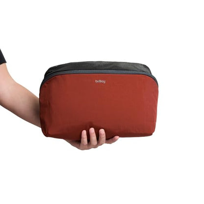 Bellroy Packing Cube 6L (Organizer Packing Pouch with Internal Zip Pocket and Durable, Lightweight Design) - Clay - color: Clay