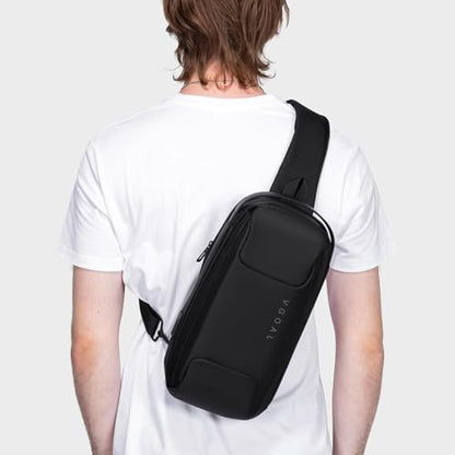 Kingsons Anti Theft Crossbody Bag Sling Bag for Men Anti Theft Sling Backpack Mini Backpack Daypack Crossbody for Travel Sport Running Hiking - color: Fg6315-us
