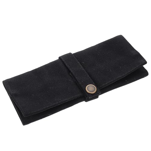 GALPADA Canvas Folding Watch Storage Bag, Travel Watch Organizer Pouch with Multifunctional Roll-up Design, Portable Foldable Jewelry Reel Packing Case for Men and Women
