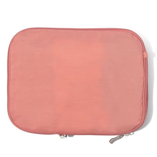Baggallini Compression Cube 3-piece set - Lightweight Compression Packing Cubes for Travel - color: Terracotta