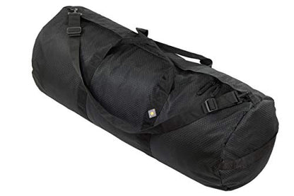 175L Extreme Duffel Bag, Heavy-Duty Gear Bag, 1050D Tuff Cloth, Diamond Ripstop, Reinforced Stitching - Black (18” x 42") - color: Black, size: 18” x 42" (175 Liters)