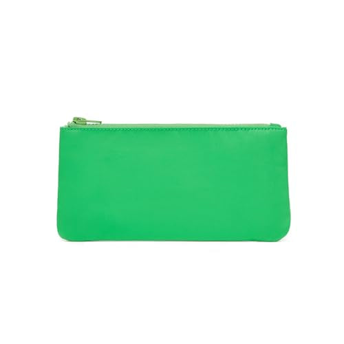 Minimalist School Work Organizer Bag for Traveling Portable Letter Writing Stationery Pouch Oxford Cloth - color: Grass Green/Oxford