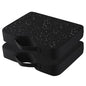 Waterproof Stadium Seat Cushions 2 Pack, Extra Thick 2.5 Inch, Oxford Fabric, U-Shaped Ergonomic Design, Portable Bleacher Cushions with Carrying Handle (Black - 2 Pack) - color: Black - 2 Pack