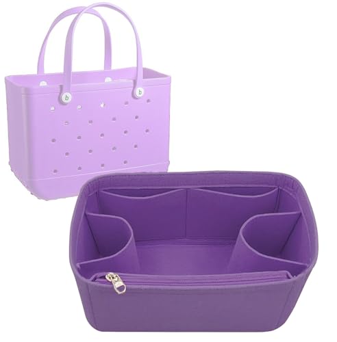 Lckaey Beach Bag Accessories for bogg bag Large Organizer Storage Bag for Bogg Bag Organizing divider cooler insert 3018Purple-L - color: Purple, size: Large