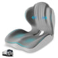 Seat Cushion with Lumbar Support Pillow for Truck Driver, Memory Foam Chair Cushion for Tailbone Pressure Relief & Long Driving, L-Shaped Ergonomic Non-Slip Seat Cushions for Car,Truck,Desk,Chairs