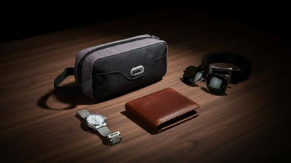 GOX Travel Toiletry Bag Dopp Kit Case for Men Multifunction Packing Organizer Pouch(Black) - color: Black/Grey