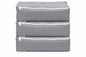 SMALL Packing Cubes – Cotton Canvas, Washable, Reusable, Closet and Travel Organizers (10"x7"x3") with Durable YKK Zippers for Clothes, Shoes, Drawer Organization (Set of 3 SMALL, Gray) - color: Gray, style: Set of 3 (Small )