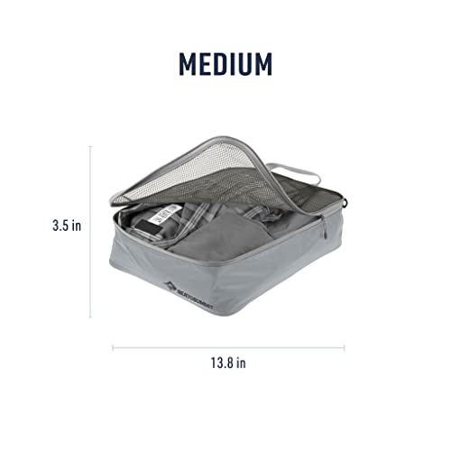 Sea to Summit Travelling Light Garment Mesh Bag Packing Organizer, Medium, HighRise Grey - color: HighRise Grey, style: Medium