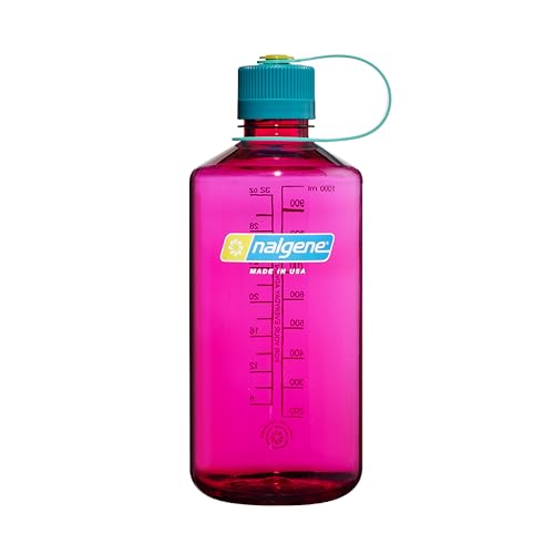 Nalgene 32 oz Narrow Mouth Water Bottle | BPA-Free, Durable & Leak Proof, Lightweight Bottle for Hiking, Gym & Travel, Eggplant - color: Eggplant, size: 32 Ounces