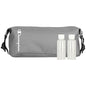 Champion - Hanging Toiletry Bag - Travel Sized Polyester Bag — Water-Resistant, Cosmetics Organizer Bag with Two Compliant Bottles - Lightweight Portable Zipped Bag for Unisex – Grey - 10"x3.9"x3.9" - style: Grey