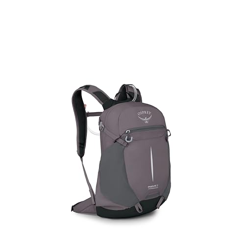 Osprey Sportlite Lightweight Hiking Backpack with Hydraulics Reservoir for Men & Women - Everyday Hydration Travel Bag - color: Graphite Purple, style: 15l