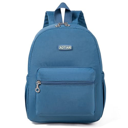 AOTIAN Mini Lightweight 11.8 Inch Backpack Durable Travel Hiking Women and Girls Small Daypack, 7 Liters Light Blue - color: Light Blue