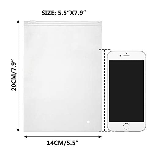 Bikini Organizer Bags 100pcs, 3 Mil Thick 5x7 Clear Plastic Bags for Small Business, Shipping, Mailing, Packaging, Organizing Small Items like Phone Cases, Board Games, Cards - size: 5x7"