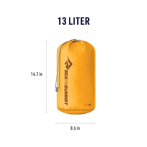Sea to Summit Ultra-SIL Stuff Sack, Ultralight Outdoor and Travel Storage - color: Zinnia Yellow, style: 13 Liter
