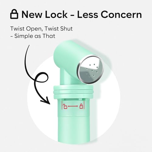 Easy@Home Portable Bidet for Travel: Peri Bottle for Postpartum Care - Handheld Sprayer for Women & Men | 380ml(12.8oz) Large Personal Hygiene Cleaning Bottle | BPA-Free | EPB-01 Green - color: Green