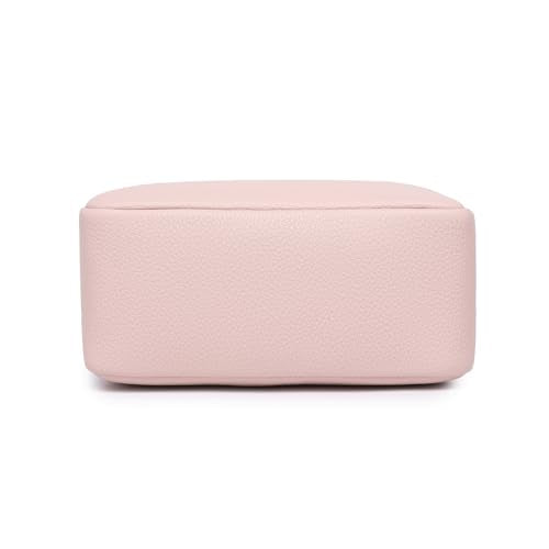 PU leather Organizer Bag Lightweight Cosmetic Bag with Ring Clasp Perfect Travel Makeup Bag for Women (Charming/PU) - color: Charming/PU