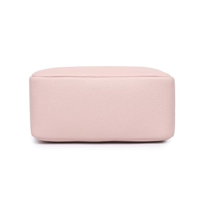 PU leather Organizer Bag Lightweight Cosmetic Bag with Ring Clasp Perfect Travel Makeup Bag for Women (Charming/PU) - color: Charming/PU