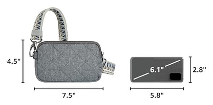 Travelon Anti-Theft Boho Phone Sling | Anti-Theft - color: Gray Heather
