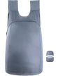 Nanobag Daypack - Ultralight 16L Foldable Travel & Hiking Backpack, Reusable, Packable, Collapsible Bag for Men & Women (Gray) - color: Gray