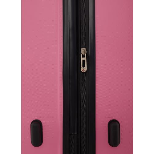 Travelers Club Chicago Hardside Expandable Spinner Luggage, Hot Pink, 5 Piece Set - color: Hot Pink, size: 5 Piece Set