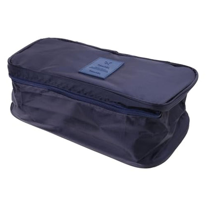 Bras Organizers Underwear Storage Bag Women Men Sock Cosmetics Clothes Pouches Multifunctional Bags Underwear Bag - color: Navy Blue