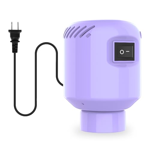 Electric Pump for Vacuum Storage Bags, Travel Vacuum Pump for Various Vacuum Seal Bags Portable Vacpack Air Pump for Compression Clothing Blanket Luggage Purple (Storage Bag Not Included) - color: Purple