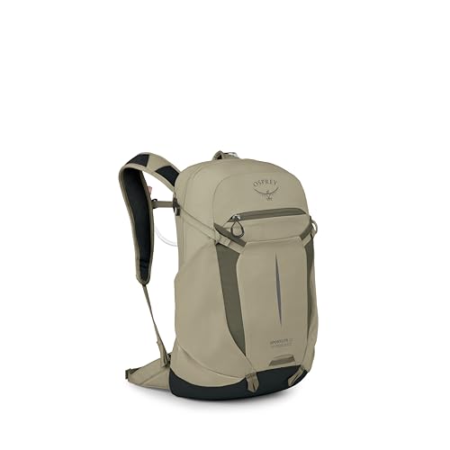 Osprey Sportlite Lightweight Hiking Backpack with Hydraulics Reservoir for Men & Women - Everyday Hydration Travel Bag - color: Olive Tan, style: 20l