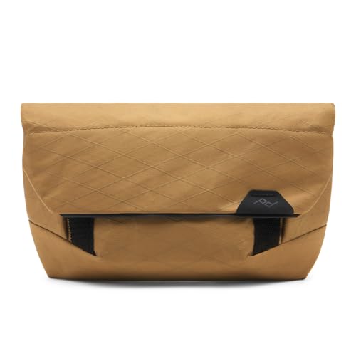 Peak Design Field Pouch V2, Coyote, 2-in-1 Organizer and Sling Bag, Adjustable Shoulder Strap and Integrated Belt Loops, Weatherproof Nylon Canvas, Organizer Pouch or Carry Bag for Men and Women - color: Coyote