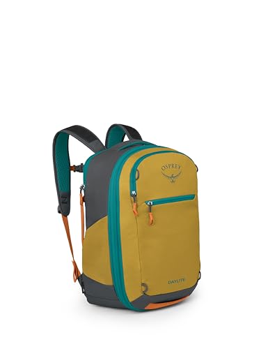 Osprey Daylite Expandable 26+6 Travel Pack, Tumbleweed Yellow/Tunnel Vision - color: Tumbleweed Yellow/Tunnel Vision