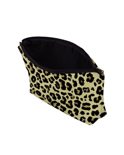 Cute Travel Makeup Bag Cosmetic Bag Small Pouch Gift for Women (Leopard Print) - color: Leopard Print