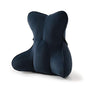 Lumbar Support Pillow(Pat. Pend) – Multi-Functional Ergonomic Back Cushion for Office Chair, Car Seat & Sofa, Reading Pillow with Firm Multi-Zone Support to Relieve Lower Back Pain,Teal Blue - color: Teal Blue
