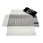 Velet Travel Jewelry Case Roll Bag Organizer for Necklace Bracelet Black Gray Velvet (Black Gray) - color: Black Gray