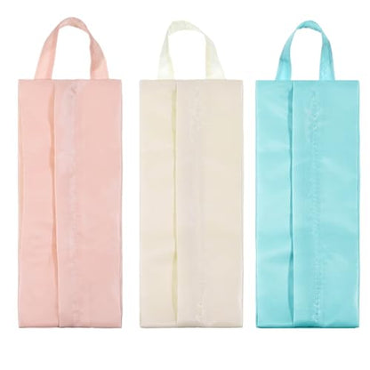 3 PCS Travel Underwear Organizer Bag with Zip, Mini Compression Travel Socks Storage Bag, Portable Packing Pouch for Traveling Underpants Lingerie Luggage Ties Cosmetics Accessories