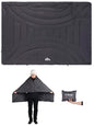 iClimb 3M Thinsulate Insulation Warm Camping Blanket Ultralight Compact - color: Dark Grey, size: 39” × 57”, 0.62 lb