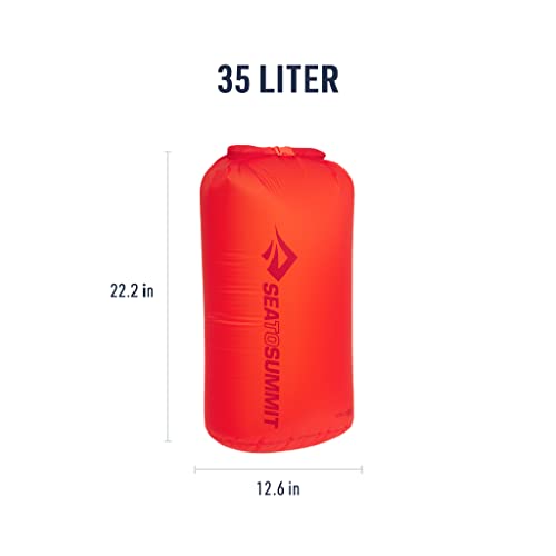Sea to Summit Ultra-Sil Dry Bag, Ultralight Waterproof Dry Storage - color: Spicy Orange, style: 35 Liter