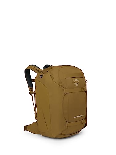 Osprey Sojourn Porter 46L Travel Backpack – Carry-On Compliant Luggage with StraightJacket Compression and Padded Laptop Sleeve – Durable Pack for International or Urban Travel, Brindle Brown - color: Brindle Brown, size: 46L
