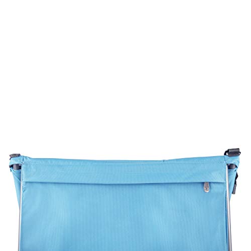 PICNIC TIME Beachcomber Portable Beach Mat - Soft Beach Lounger - Backpack Beach Chair & Tote, (Horizon Blue) - color: Horizon Blue