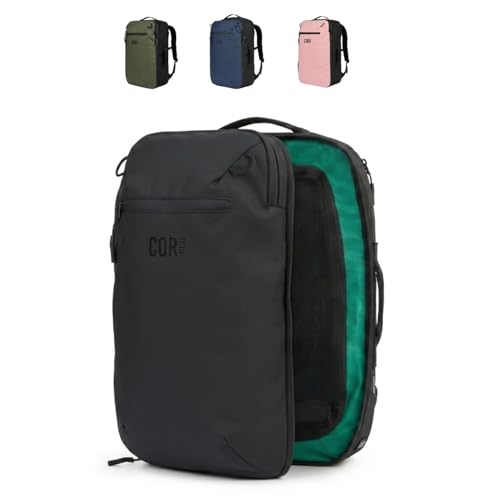 COR Surf Travel Backpack Laptop Backpack 28L Black - color: Black, size: 28L