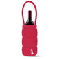 PUFT Puffer Wine Tote Bag – Insulated Wine Bottle Carrier for Bottles – Trendy Quilted Wine Bag - color: 1 Bottle Red