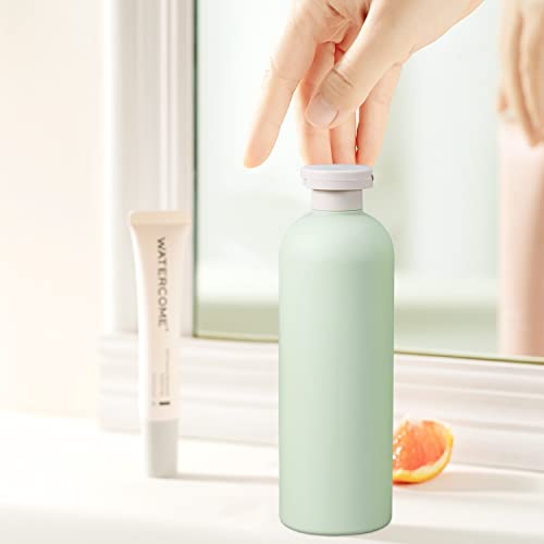 8.8oz Squeeze Bottles with Flip Cap, Refillable Plastic Travel Bottles for Creams, Lotion, Shampoo, Conditioner (2 Pcs) - color: Green, size: 260ml/8.8oz