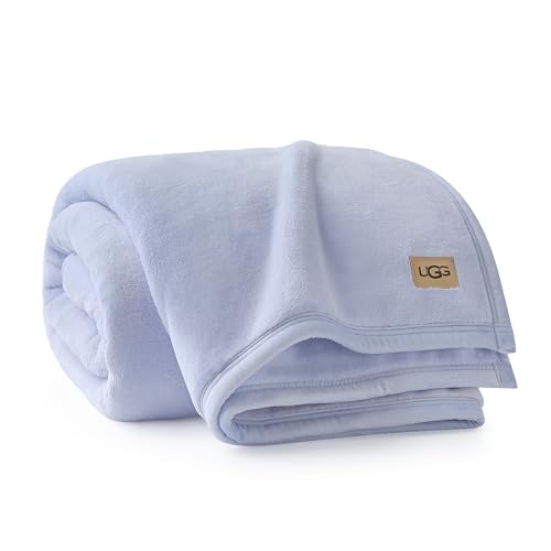 UGG Coco Throw Blanket – Soft & Cozy Bedding for Couch, Perfect Warmth Throw for Living Room, House Warming Gifts or Luxurious Gifts for Men, 50" x 70", Lavender Misty Wisteria - color: Lavender