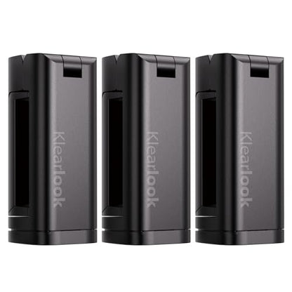 3 Pack Universal Airplane Phone Holder, Klearlook 360 Degree Rotation Travel Essentials Mount for Desk, Handsfree Stand, Flexible Accessories for Flying - color: 3-Black