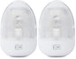 Lumitronics RV 12V Oval Single Dome Optics Light, Interior Lighting for Camper Trailer - On/Off Switch - Clear Removable Lens (White) (Pack of 2) - size: Single (Pack of 2)